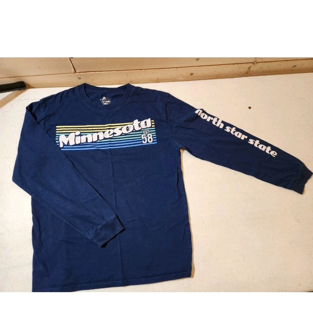 Blue Minnesota Long Sleeve Shirt